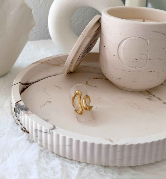 Bague formes organiques